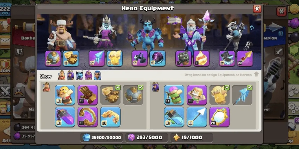 COC529 TH17 Strong Heroes and Defense 100 100 80 75 50 Fun Gacor Style Max Equipment High Pets and Troops (G)